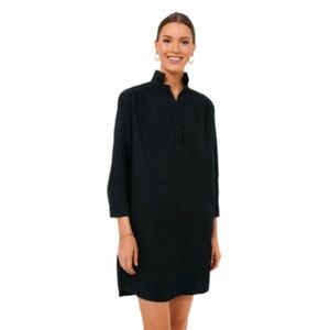 Pomander Place by Tuckernuck Polly Black Mini Shirt Dress XS NWOT